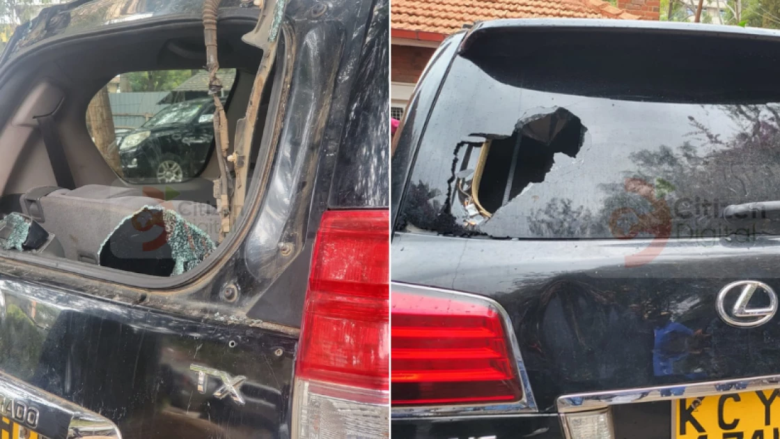 Saba Saba: Raila's car damaged in battle with anti-riot police
