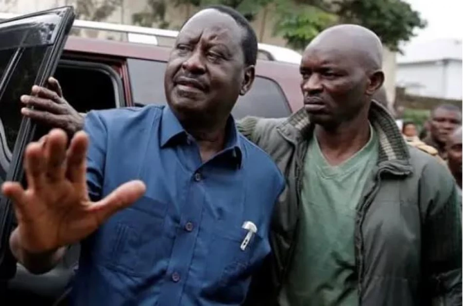 Raila denies claims that his bodyguard has been released