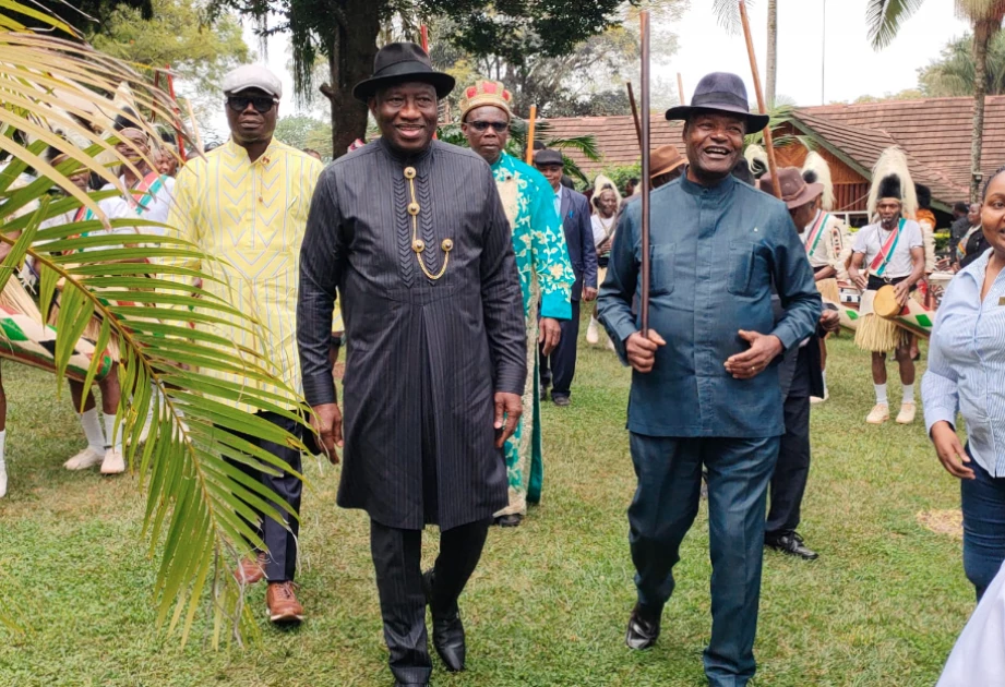 Ex-Nigerian President Goodluck Jonathan attends nephew’s traditional wedding in Embu