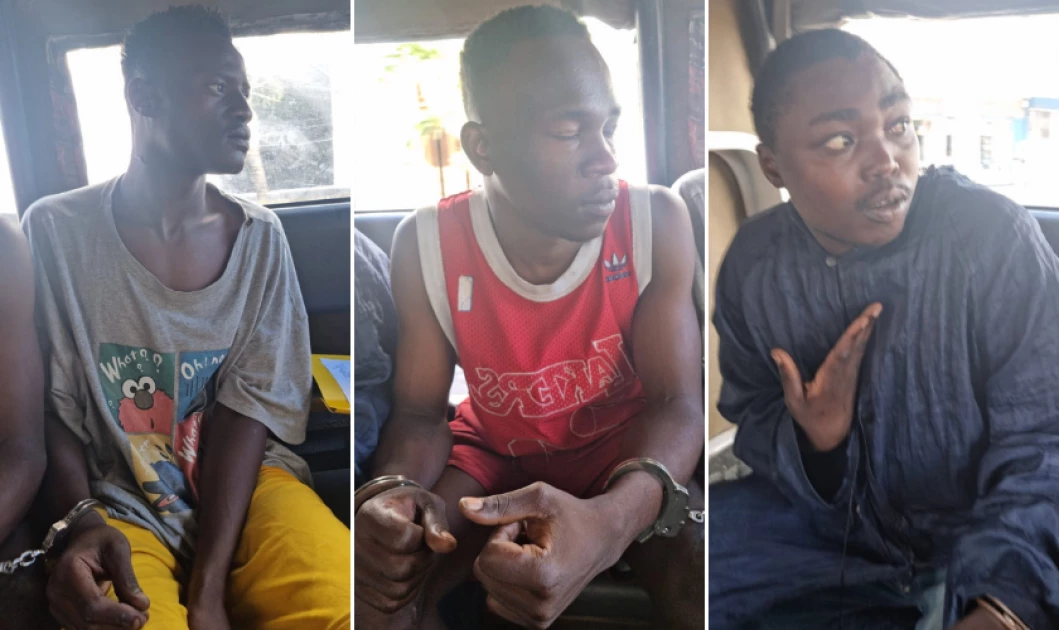Three suspects charged with stealing mobile phones at Mombasa hotel
