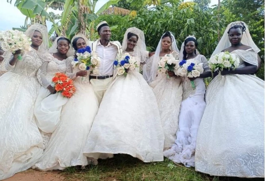 Ugandan man marries seven wives on same day