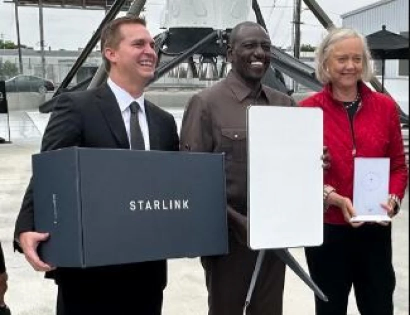 Ruto urges Elon Musk's Starlink to reduce internet costs in Kenya