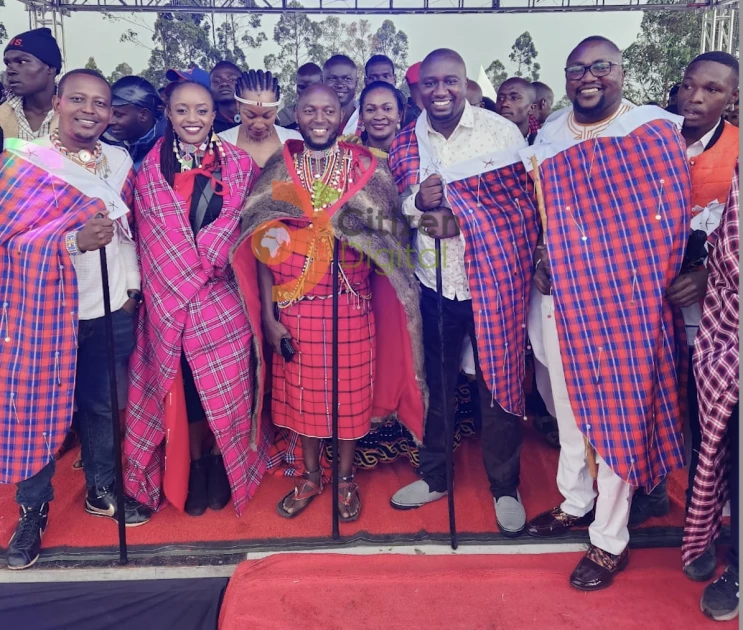 Photos: Pomp and colour as Citizen TV's Stephen Letoo holds housewarming party