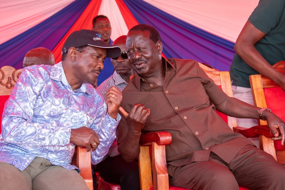 ‘We will support Kalonzo,’ Raila hints at Azimio's 2027 plan as he blasts Ruto
