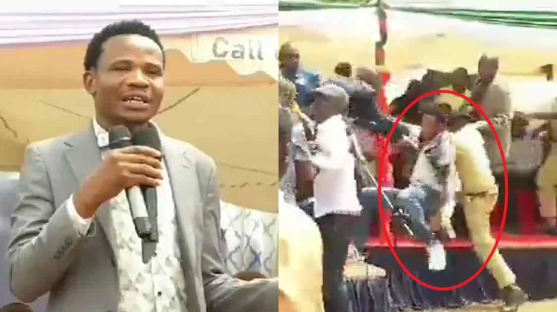 Drama in Mumias West as MP Salasya’s microphone snatched mid-speech