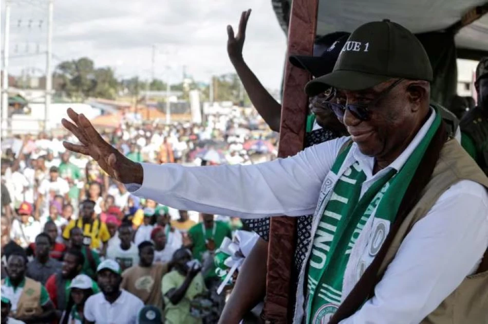 After decades in the wings, Liberia's quiet man Boakai set for presidency