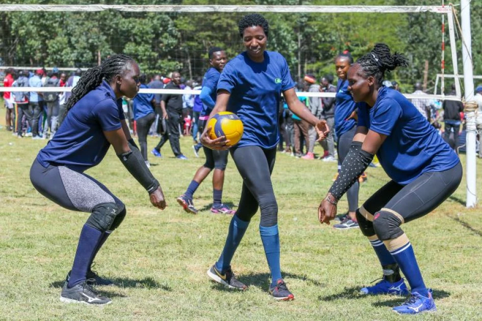   KCB Ladies in Search of Glory at the Eldoret City Volleyball Tourney