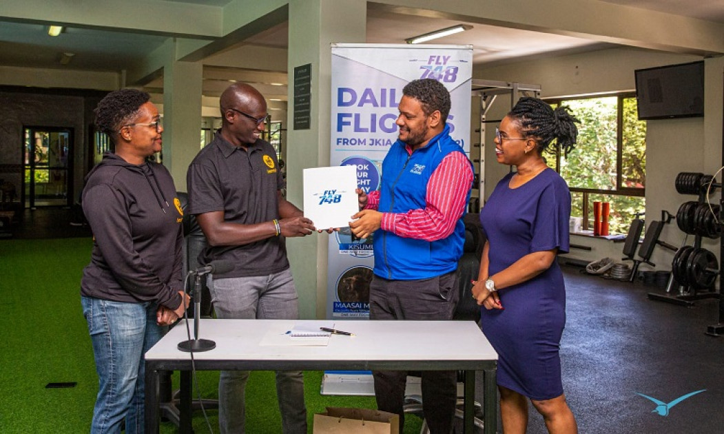 Triathlon Kenya sign travel partnership with Fly 748