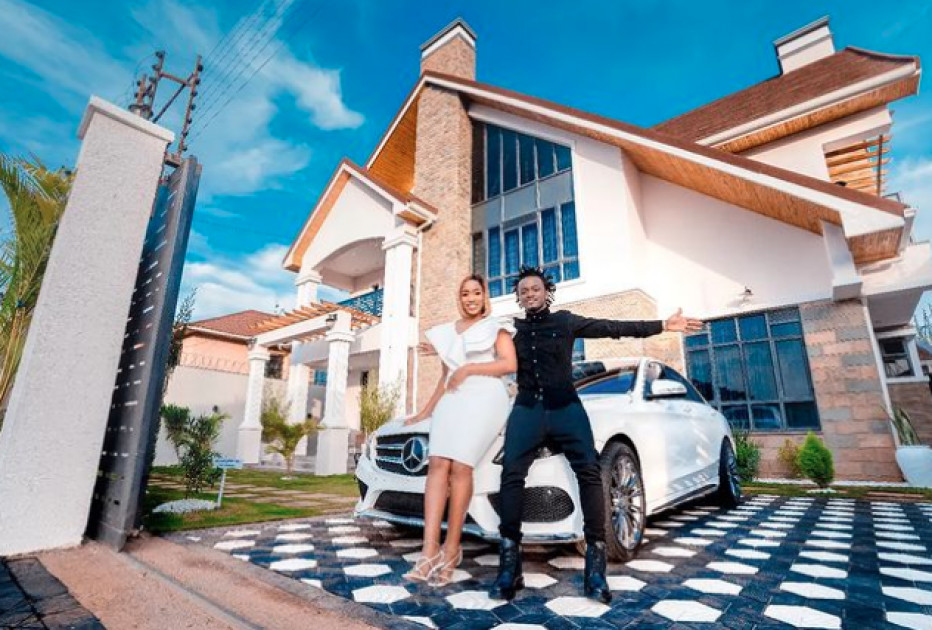 Bahati on claims lavish gifts to wife Diana are fake: 'God can bless a poor boy