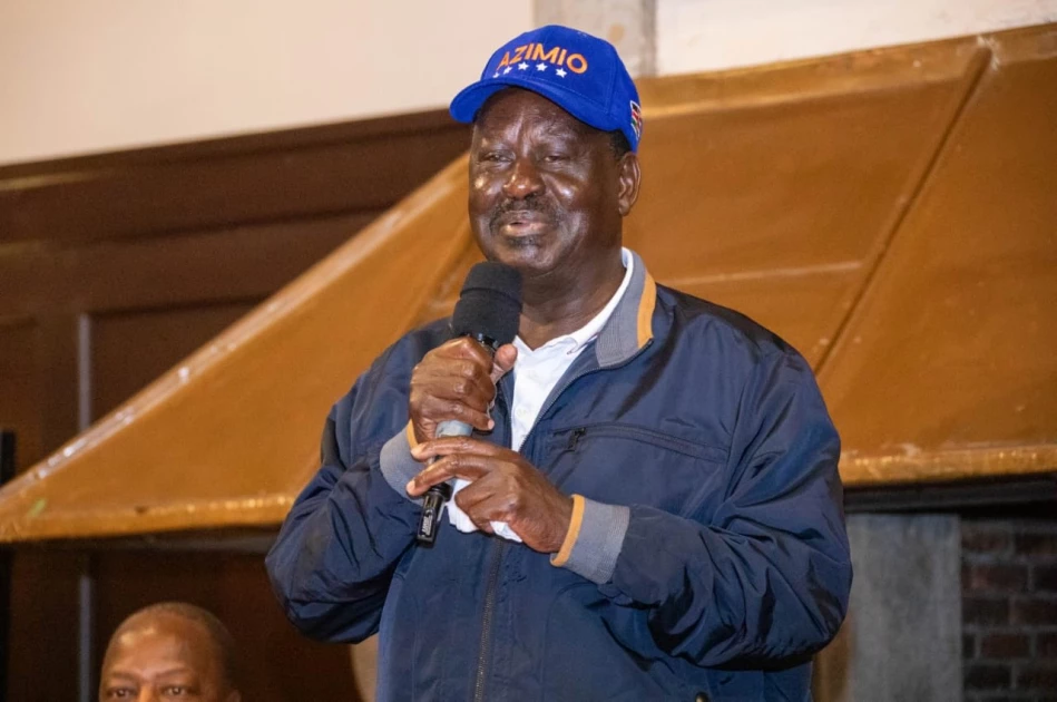 Raila says Azimio aspirants to be subjected to opinion polls