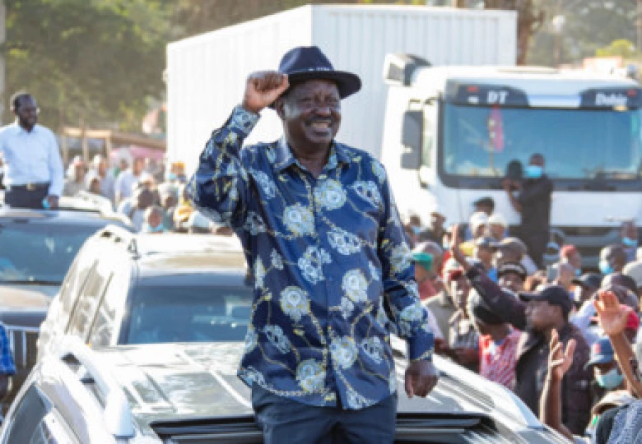 Raila pays Ksh.562,000 to MCSK for greenlight to play music during campaigns