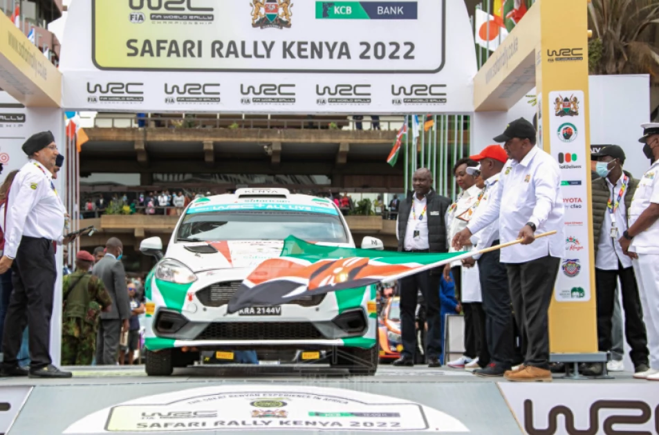 Vroom! Uhuru flags off WRC Safari Rally at KICC