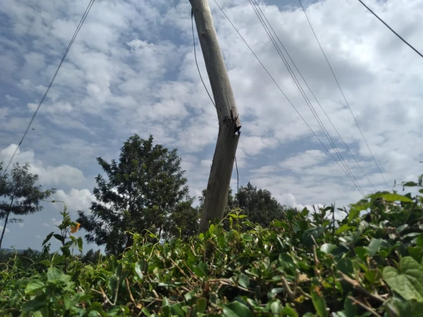 Risky affair as power lines hang loose in Boruma, Kisii County