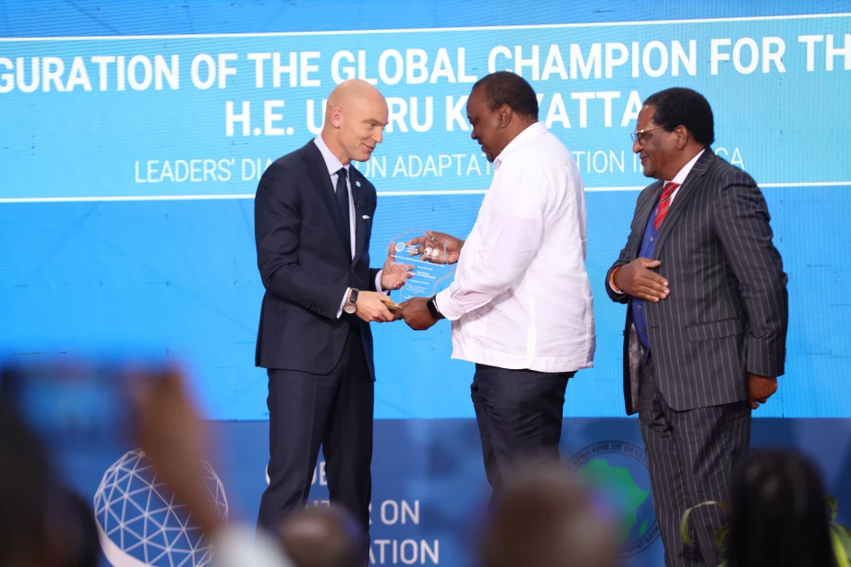 President Kenyatta unveiled as global champion for Africa Adaptation Acceleration Program