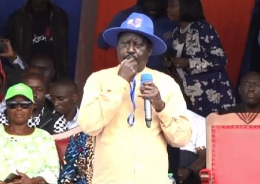 Raila revives 'Firimbi movement' as campaigns enter homestretch
