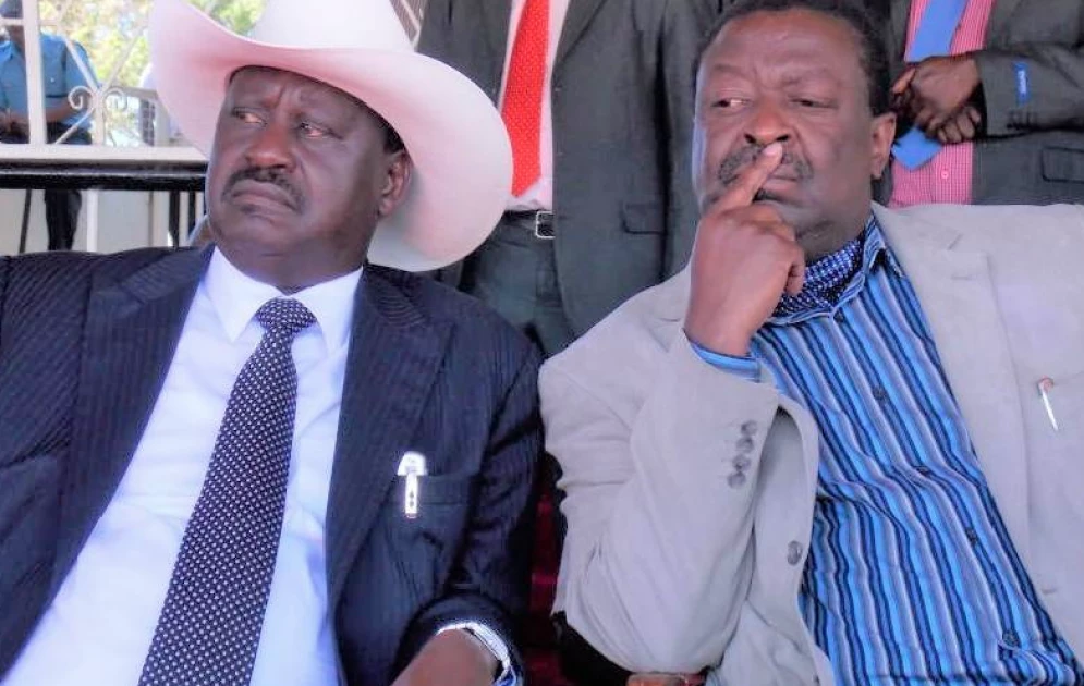 Raila promises to accommodate Mudavadi in Azimio gov't as he tours Vihiga