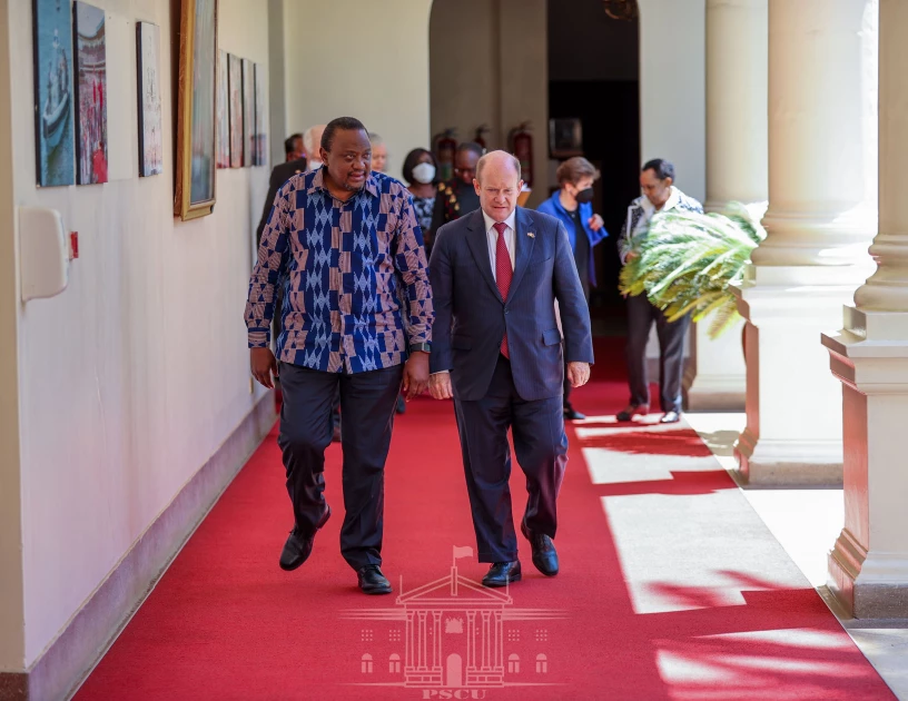 President Kenyatta meets US Senator Chris Coons