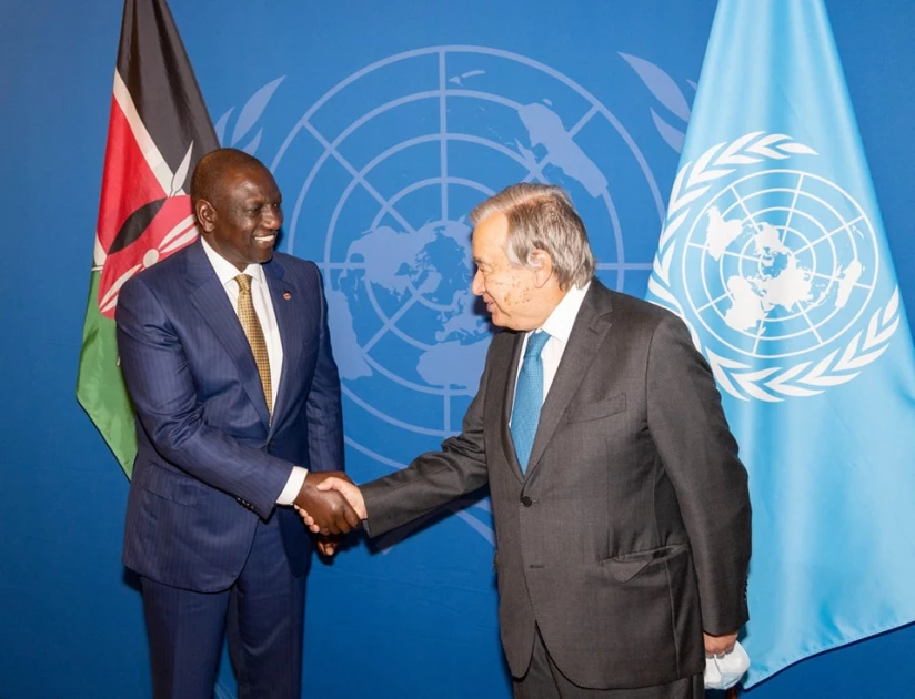 Details of President Ruto's talks with UN boss Antonio Guterres in New York