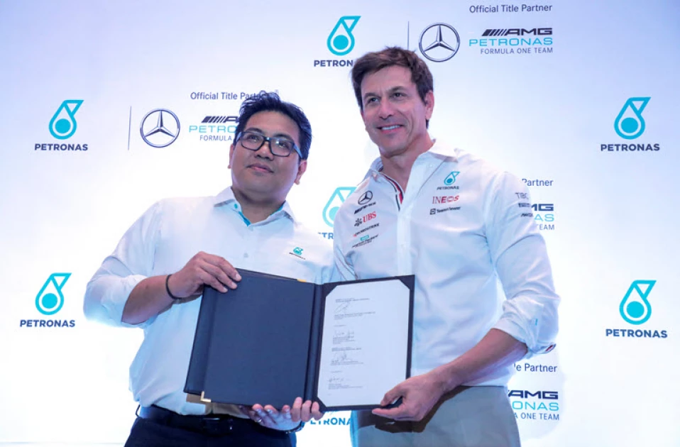 Mercedes extends partnership with Petronas