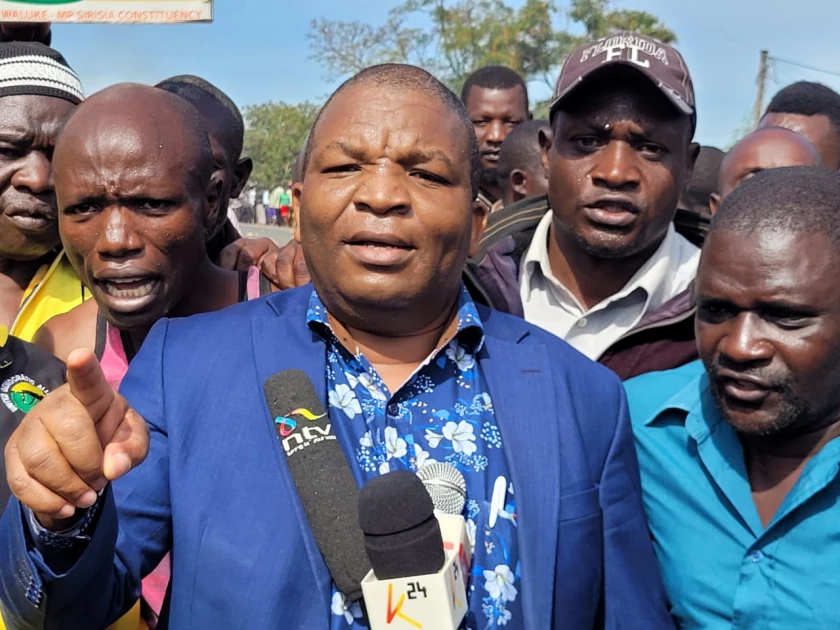 Sirisia residents demonstrate over imprisonment of MP Waluke