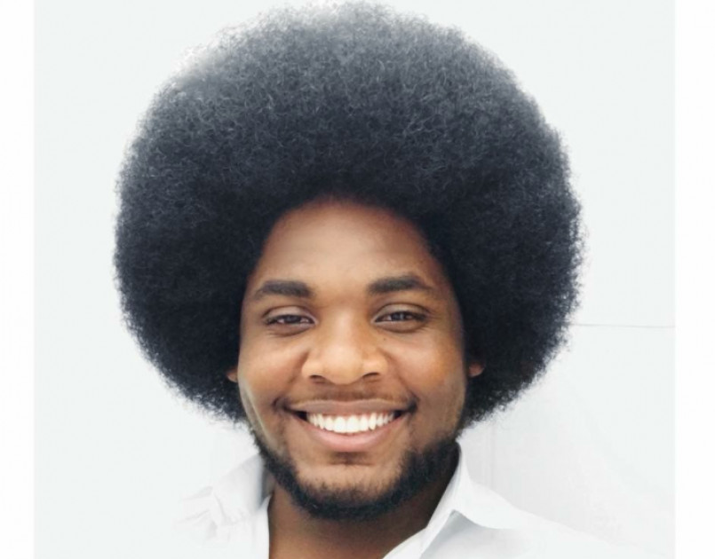 20 Blue Afro Hairstyles for Men That Will Make You Stand Out - wide 5