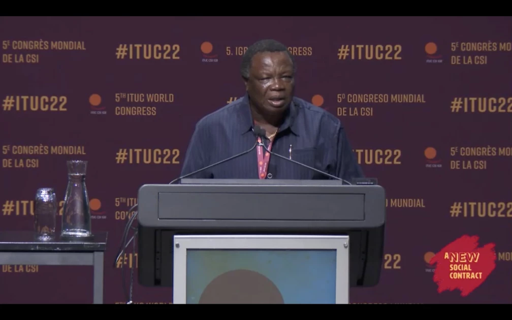 Atwoli elected ITUC Vice President for fourth term