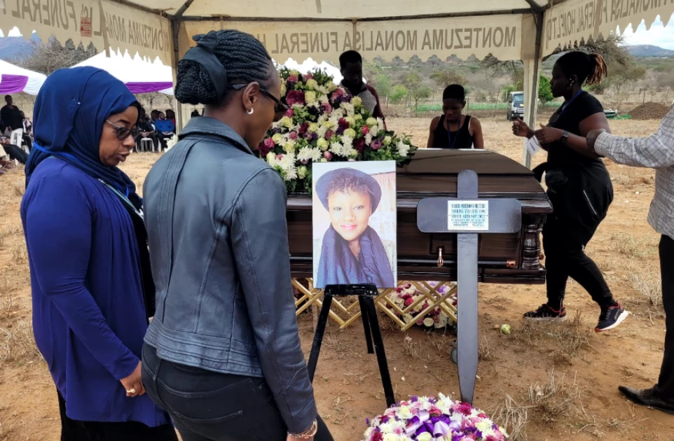 Naneu Muthoni: Woman allegedly killed by boyfriend in Lang'ata buried in Kajiado