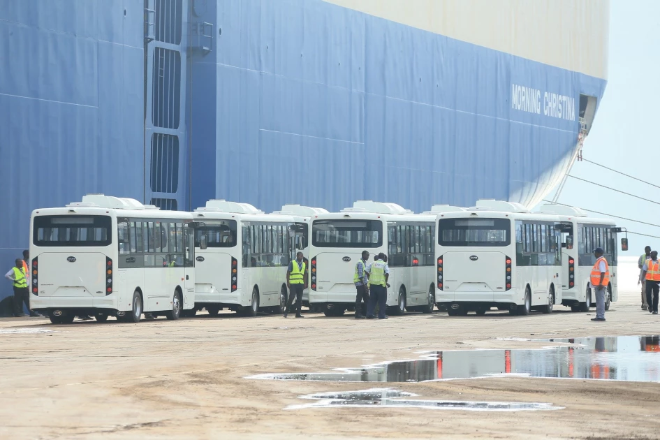 Kenya receives largest batch of electric buses as it eyes transition to clean energy