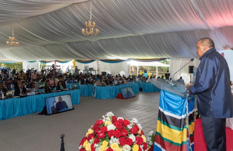 Former President Kenyatta calls for lasting solution to DRC conflict