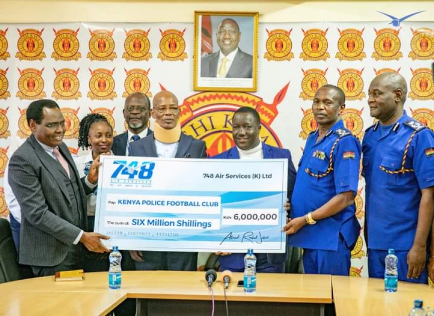 Kenya Police, Fly 748 renew sponsorship deal