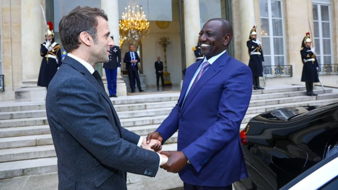 President Ruto meets Macron, agrees to enhance business opportunities