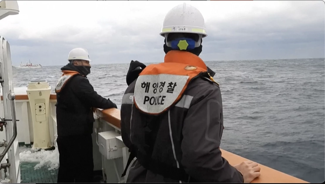 Eight missing after ship sinks between Japan, S. Korea