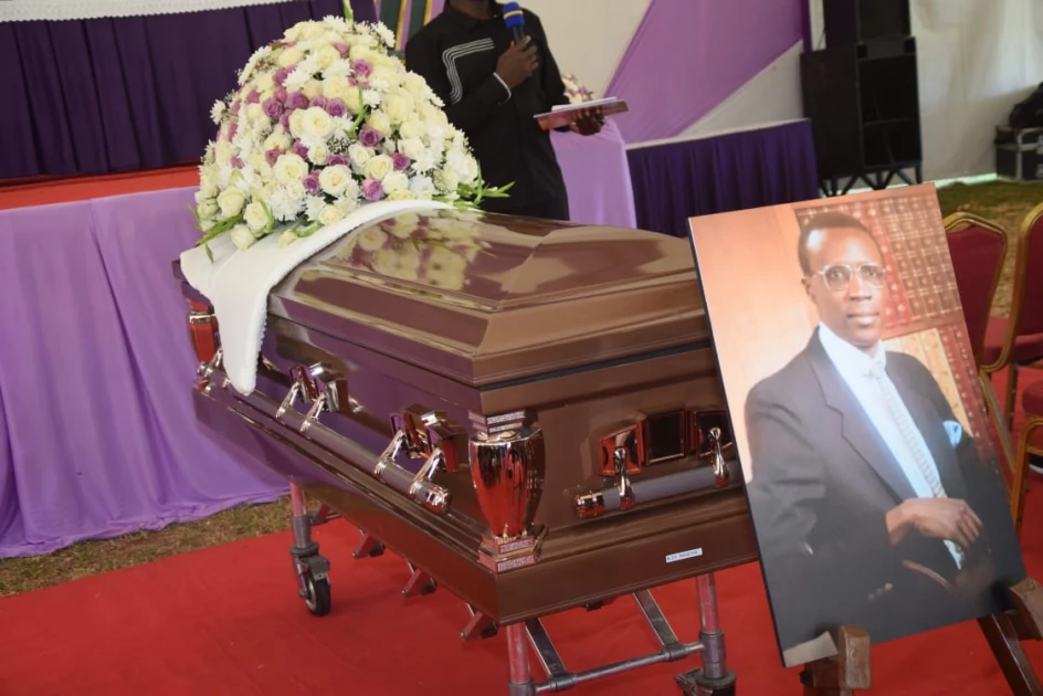 Magoha's brother Prof. Richard Alex Nyabera buried in Siaya
