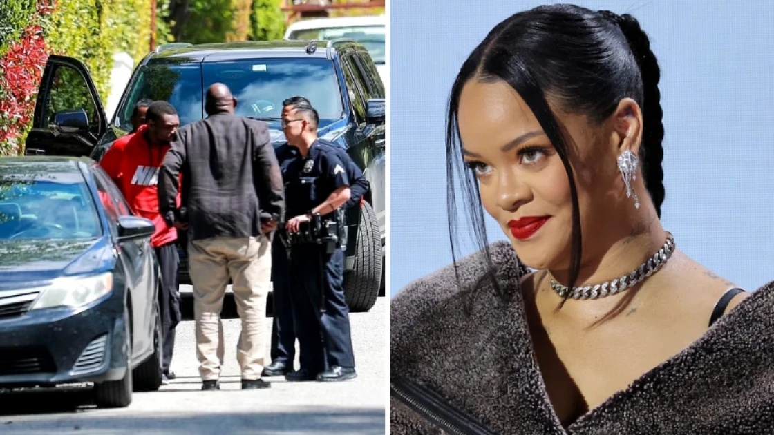 Drama as police called after stranger shows up at Rihanna’s gate