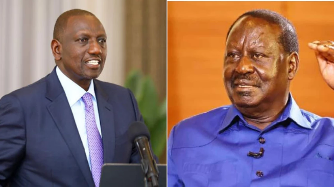 'Stop disturbing Kenyans, come face me!' President Ruto tells off Raila