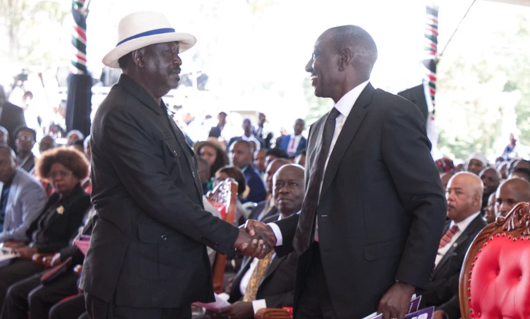 Punda amechoka!' Raila slams President Ruto at Mukami Kimathi's burial over  tax hike