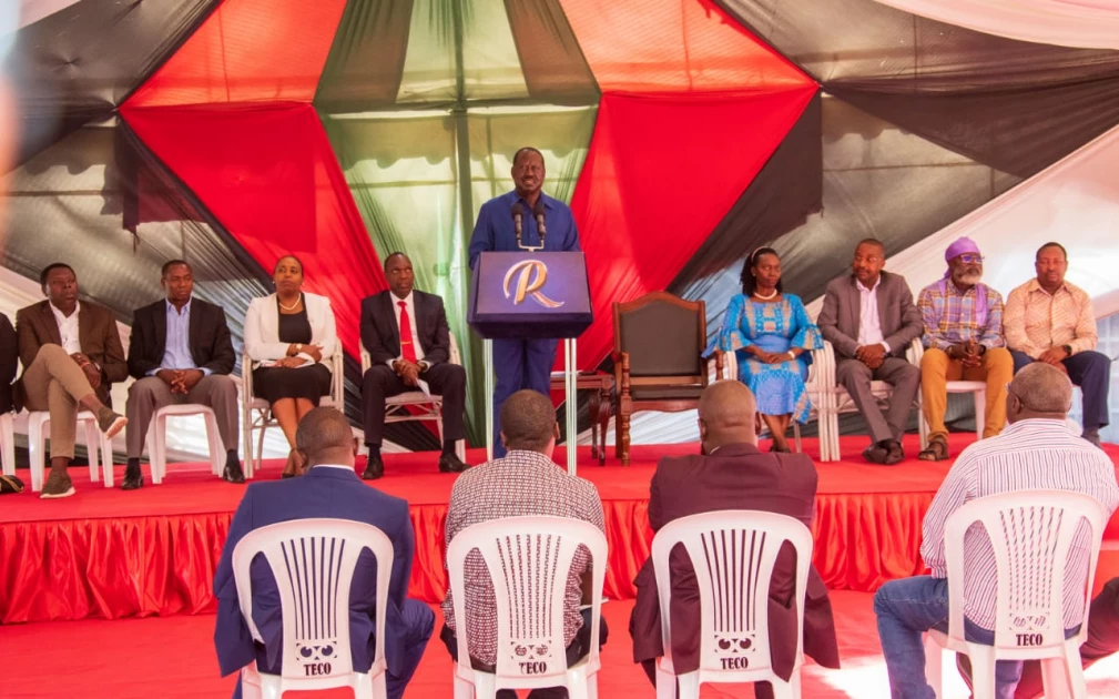 Raila, Azimio leaders now accuse gov't of using Mungiki claims to target Mt Kenya youth